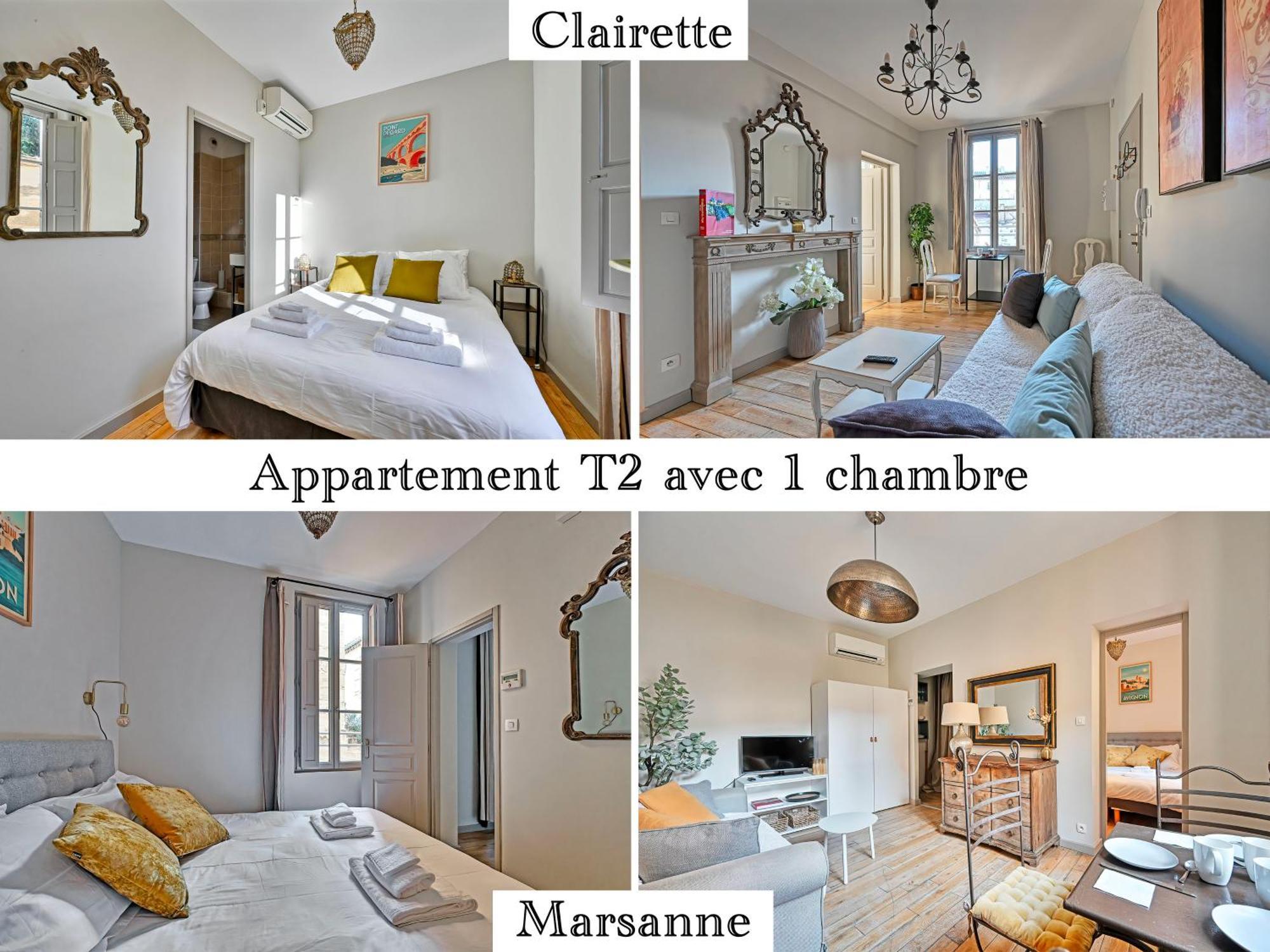 Au Coeur Des Papes, Dans Batisse De Charme Studios & Appartements En Coeur De Ville Авиньон Экстерьер фото
